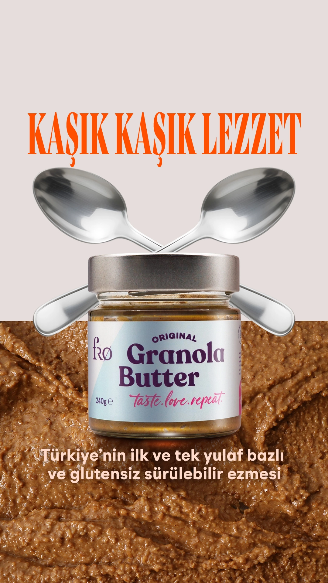 Kaşık Kaşık Lezzet Granola Butter