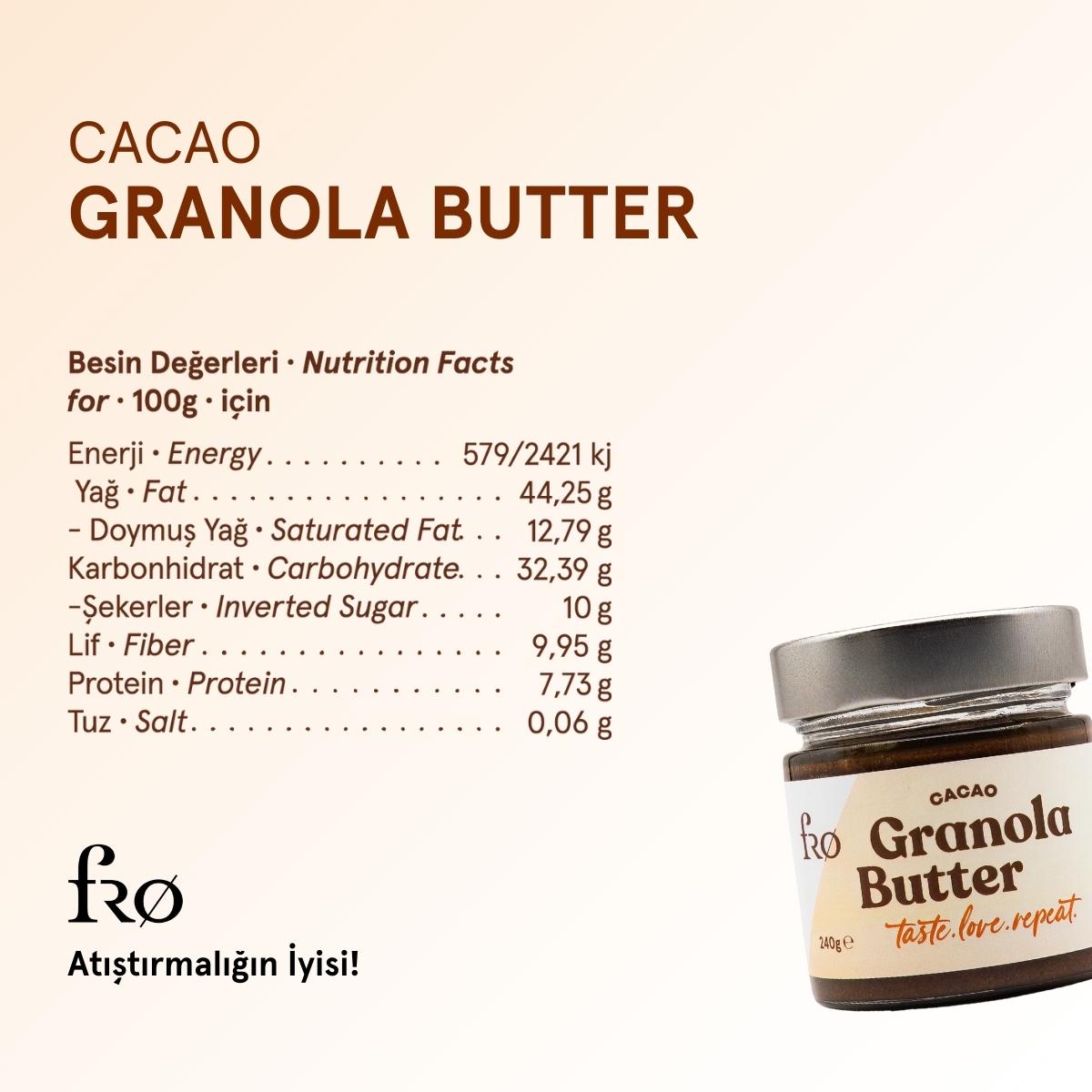 FRO%204’lü%202%20x%20Granola%20Butter%20Cacao%20Sürülebilir%202%20x%20Yulaflı%20Cevizli%20Sütlü%20Çikolata%20Sağlıklı%20Atıştırmalık