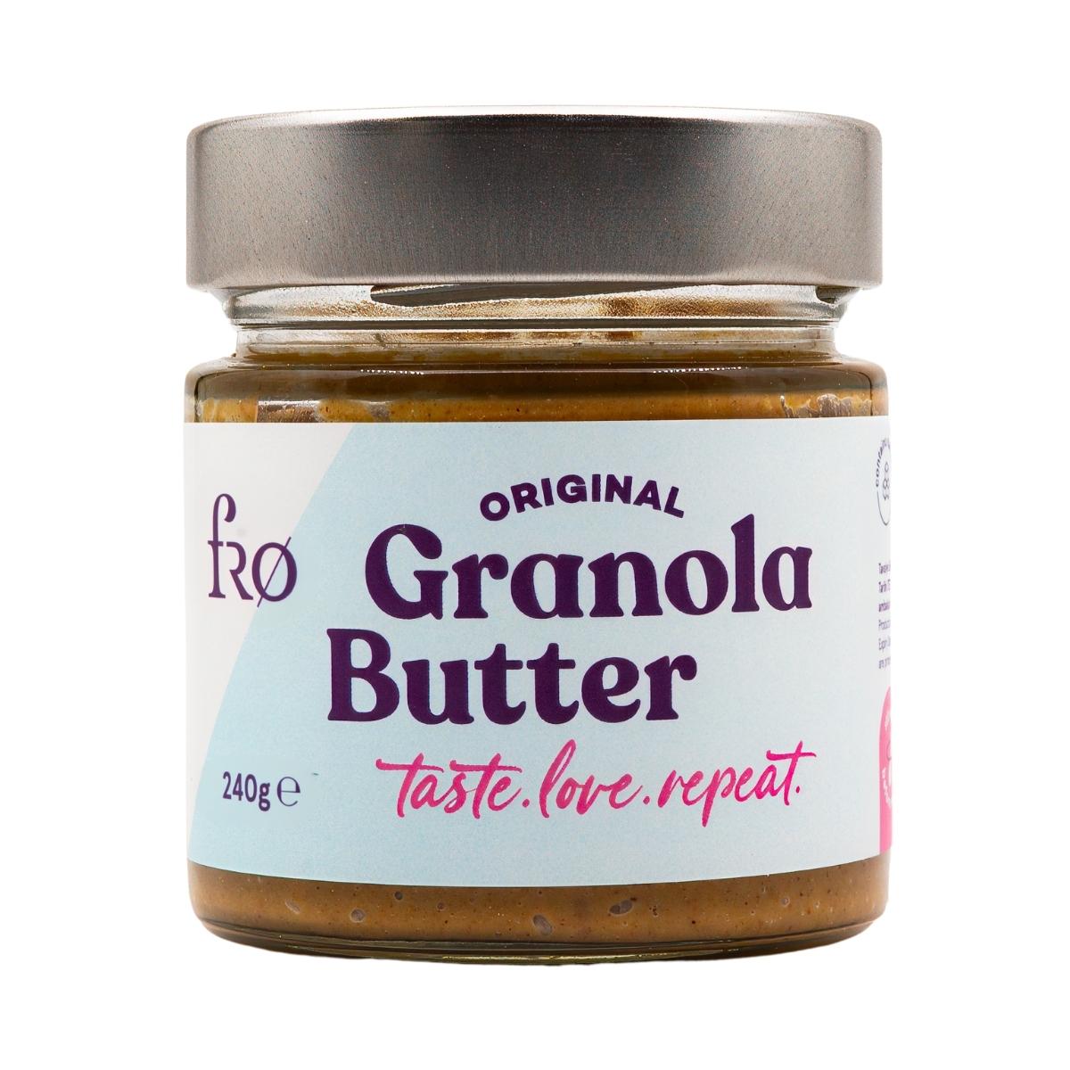 FRO%20Granola%20Butter%20Original%20Glutensiz%20Şekersiz%20Vegan%20Sürülebilir%20Ezme%20Katkısız%20250gr