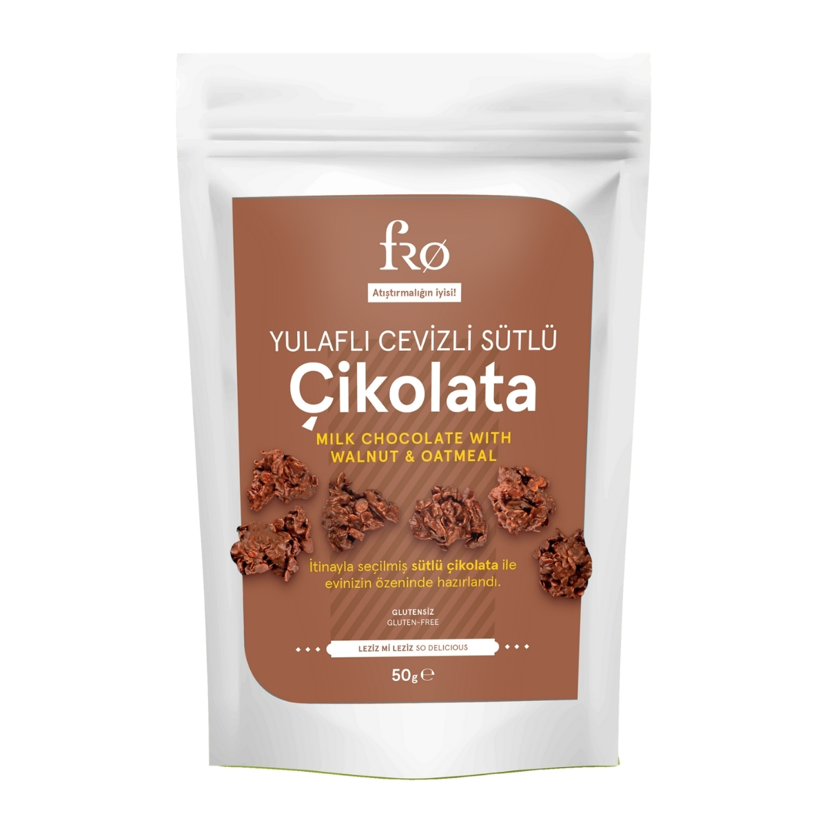 FRO%20Yulaflı%20Cevizli%20Sütlü%20Çikolata%20Glutensiz%20Sağlıklı%20Atıştırmalık%2050gr